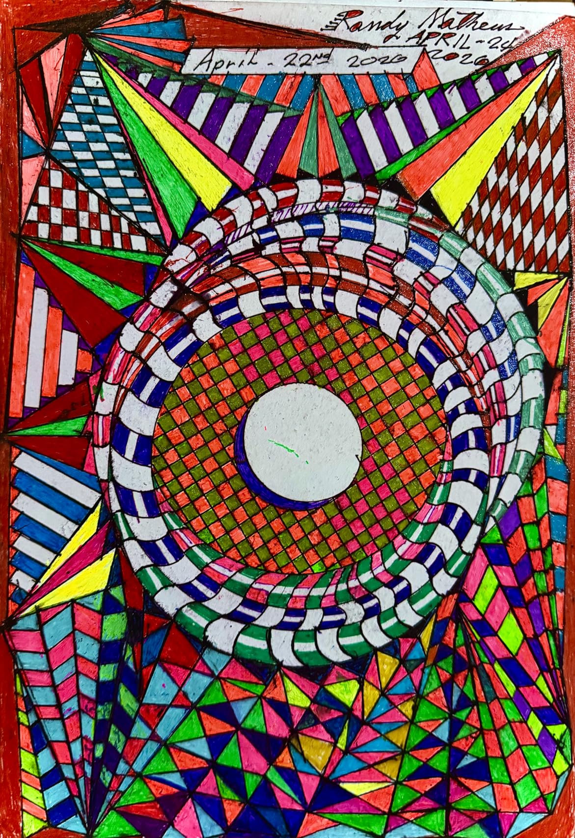 Artist's Sketchbook Hardcover - 200GSM Very Thick Paper - Spiral Sketch Book for Drawing and Mixed Media - 5.8 x 8.5, 40 Sheets / 80 Pages customer photo 1