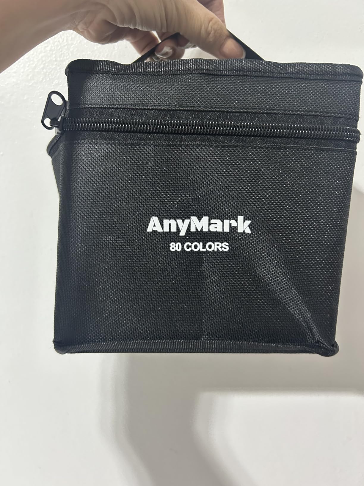 AnyMark Alcohol Markers, 80 Colors Dual Tip Art Coloring Markers Set for Adult Book Drawing Sketching Painting, Chisel & Fine, Black Penholder customer photo 2