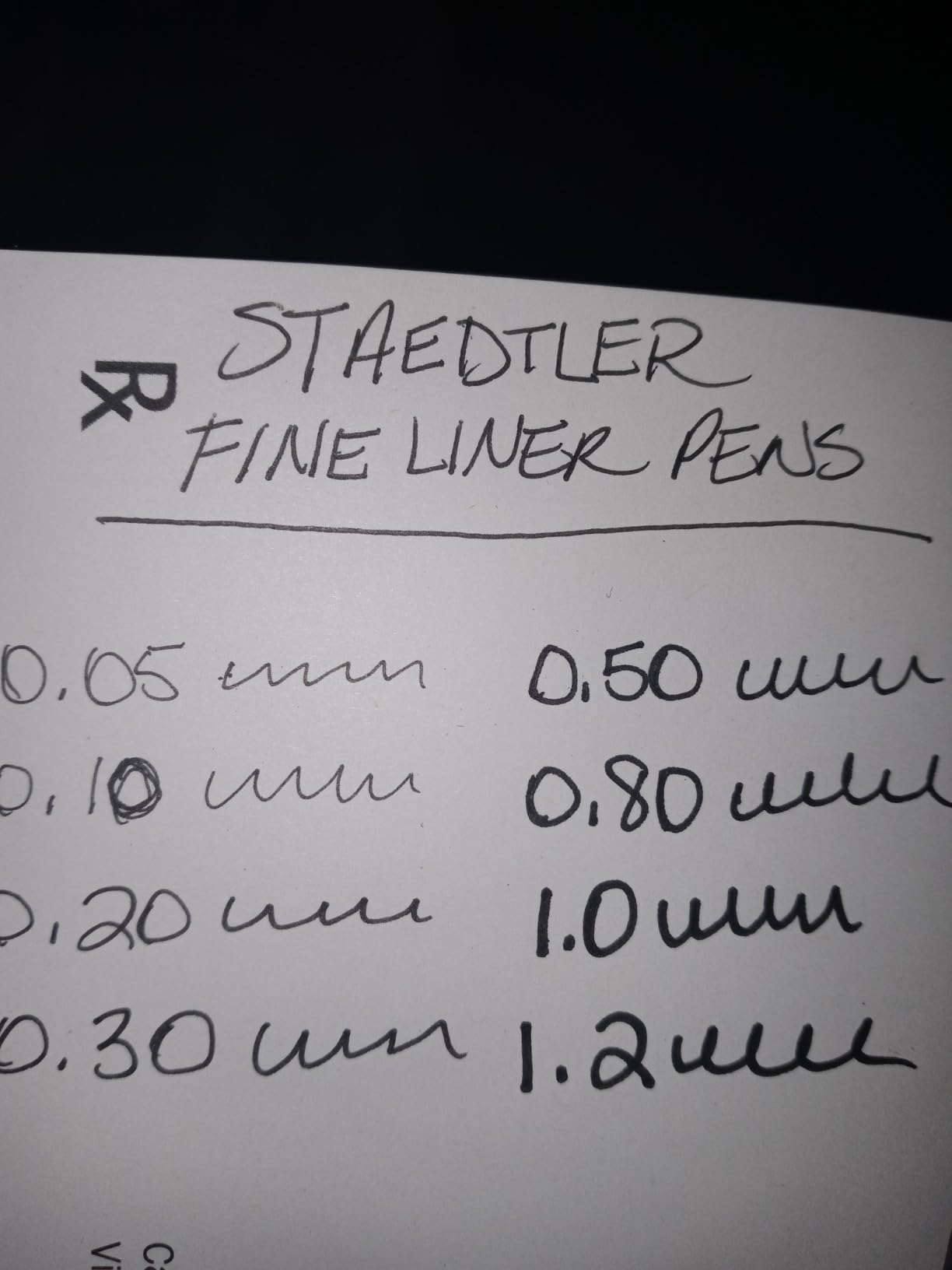 STAEDTLER Pigment Liner Fineliner Pens, Black, 8 Pack Assorted Tip Sizes (0.05mm - 1.2mm): Waterproof Drawing & Writing Pens customer photo 1