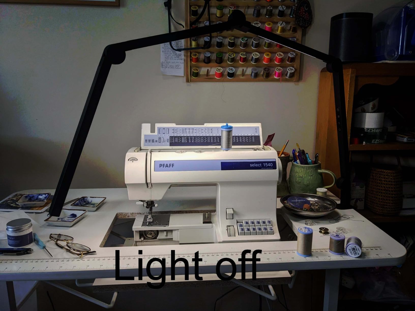 AILBTON Bright LED Desk Lamp with Clamp, Eye Caring Architect Led Desk Lights with Adjustable Swing Arm for Office Home, Dimming and Tempering Led Table Light customer photo 2