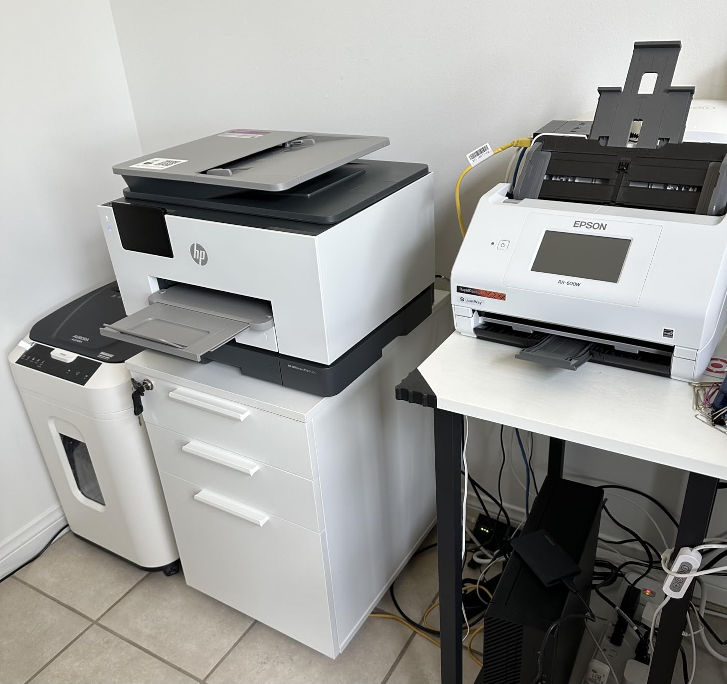 HP OfficeJet Pro 9135e Wireless All-in-One Color Inkjet Printer, Print, scan, copy, fax, ADF, Duplex printing best-for-office, 3 month Instant Ink trial included, AI-enabled (404M0A) customer photo 1