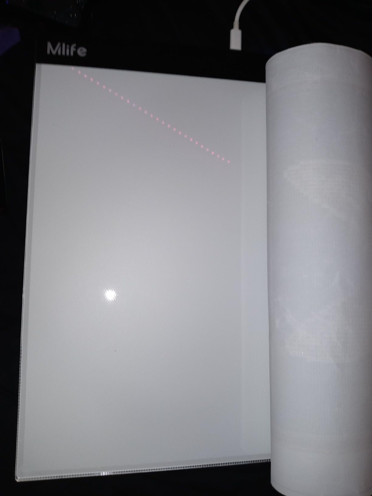 Mlife A3s Diamond Art Painting Light Board with 3 Adjustable Brightness Tracing Light Box, USB Powered LED Light Pad Diamond Art Accessories for Drawing, Sketching, Animation customer photo 1