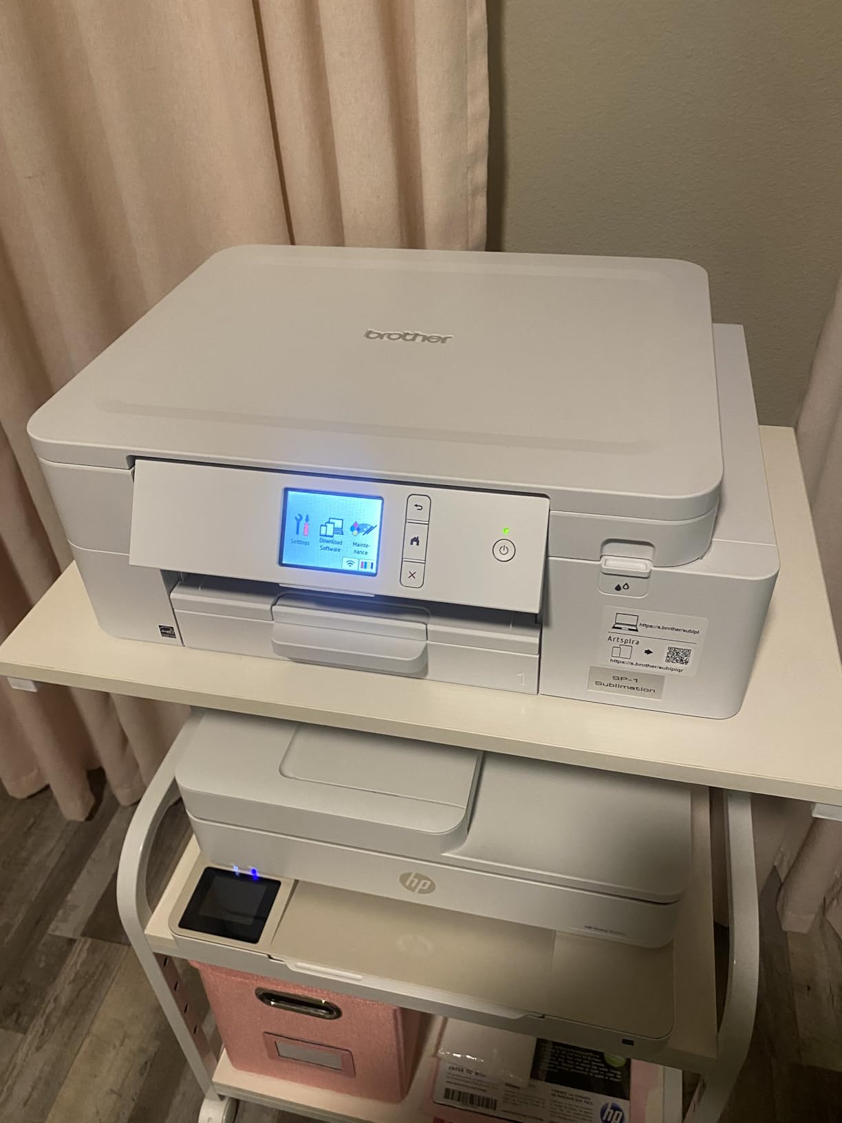 Brother Sublimation Printer and 4-Color Sublimation Ink Cartridge Set customer photo 1