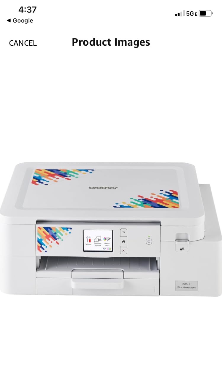 Brother Sublimation Printer and 4-Color Sublimation Ink Cartridge Set customer photo 2