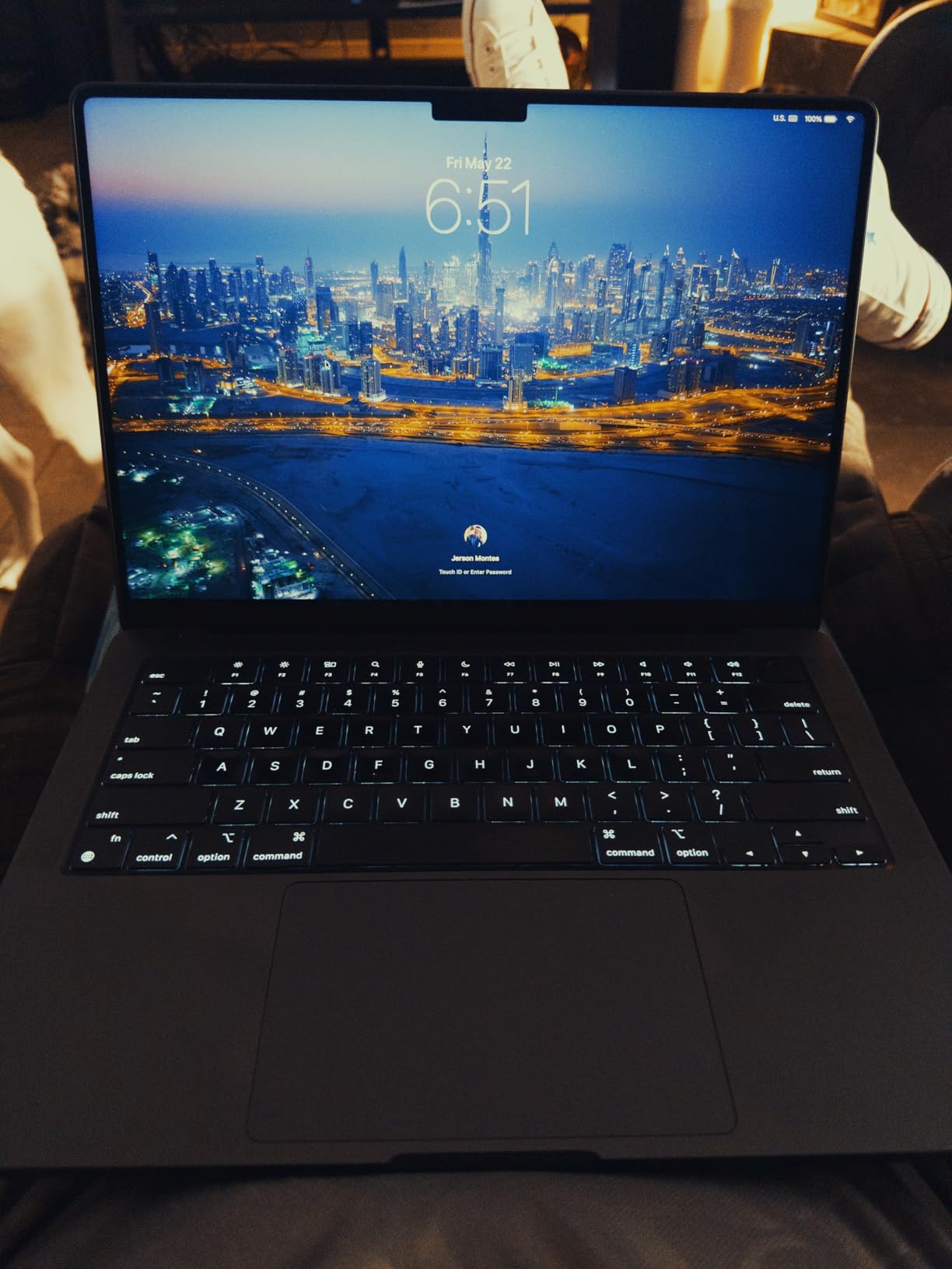 Apple 2023 14-inch MacBook Pro with Apple M3 Pro chip, 18GB RAM, 512GB SSD Storage, Space Black (Renewed) customer photo 1