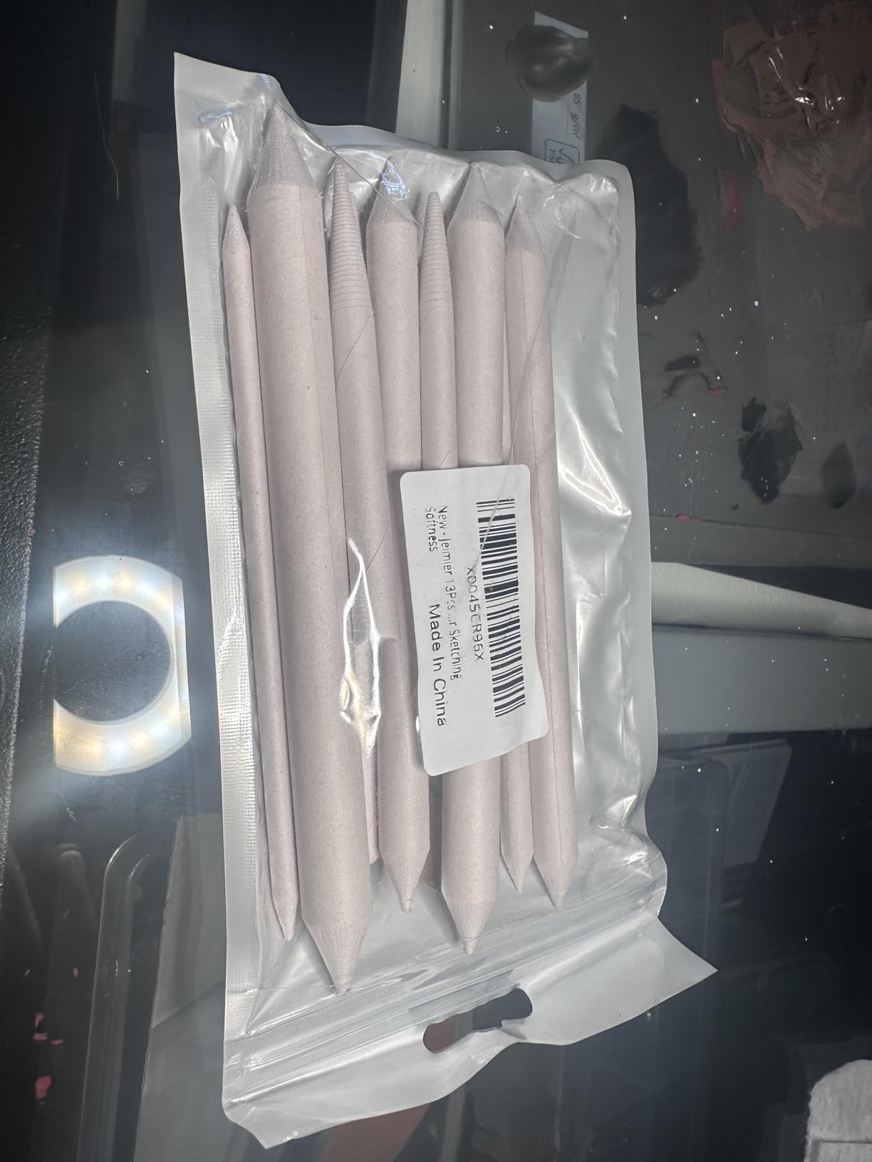 Jeimier 12 Pcs Blending Stumps for Drawing, Tortillions Blending Sticks for Beginner Drawing, Art Blenders, Blending Tools Paper Stumps for Shading Completed, Blending Pencil for Sketching, Softness customer photo 2