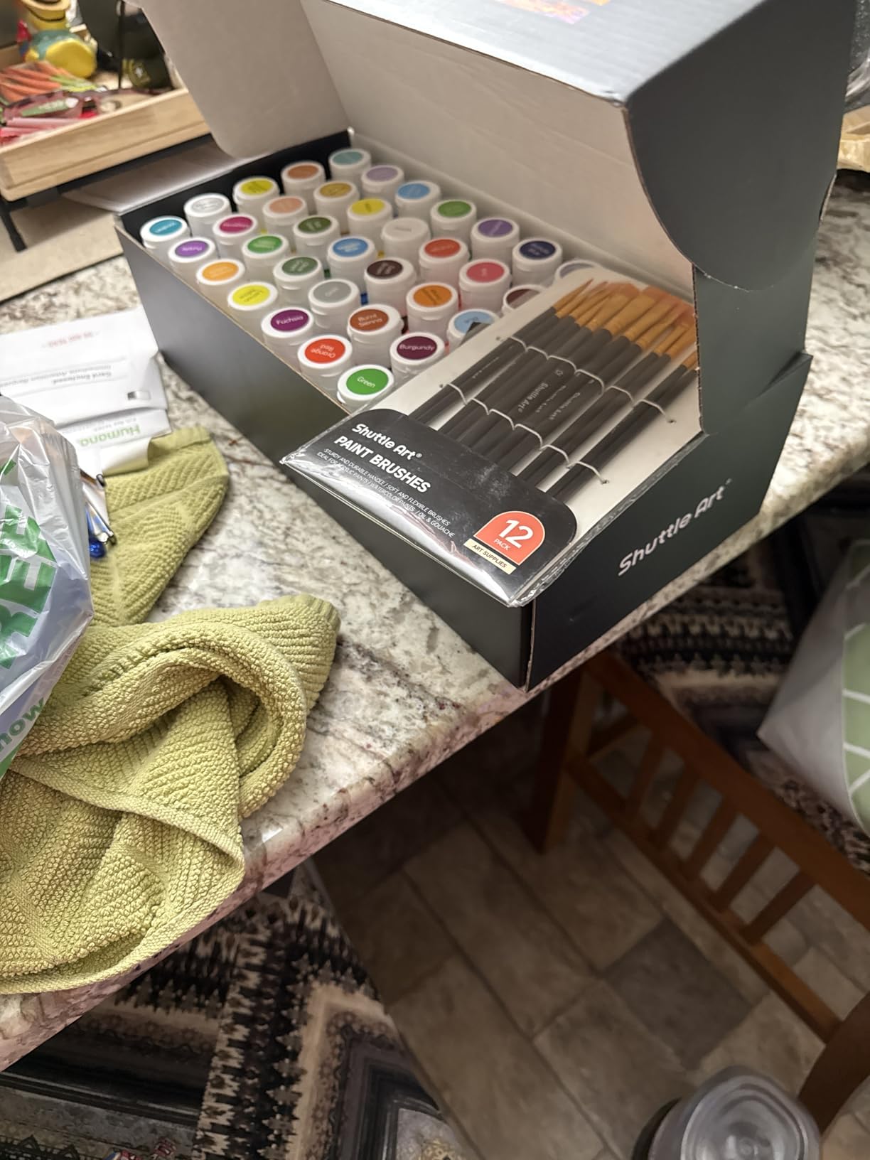 Airbrush Paint - 54 Colors with 2 Airbrush Thinners, Ready to Spray Air Brush Painting Set, Water Based Acrylic Paint for Model, Car, Metal, Fabric, Artists Beginners 4 Types of Colors customer photo 1