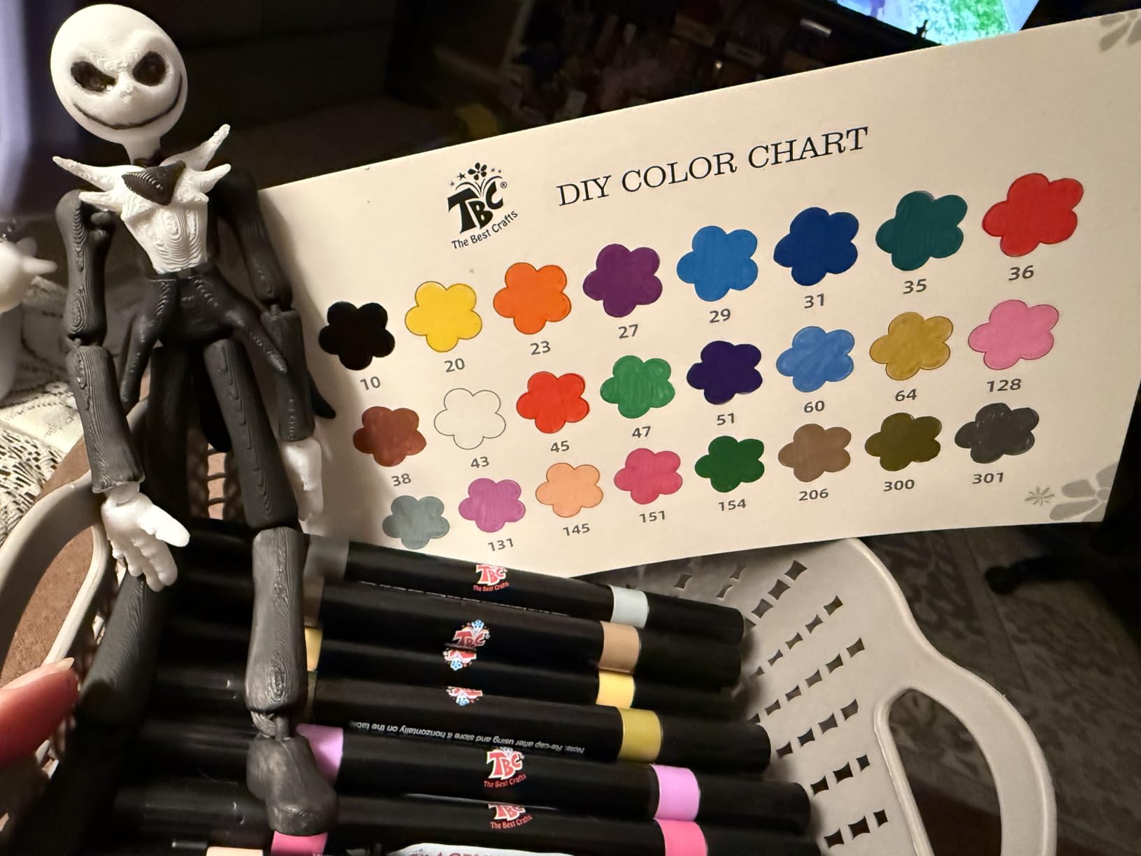 TBC The Best Crafts Acrylic Paint Markers for Teens, 24 Colors Dual Tip - Waterproof, Non-Toxic, Fast-Drying Art Pens for Rock Painting, Wood, Glass, Ceramic, Fabric - Birthday Crafts Gift for Teens customer photo 1