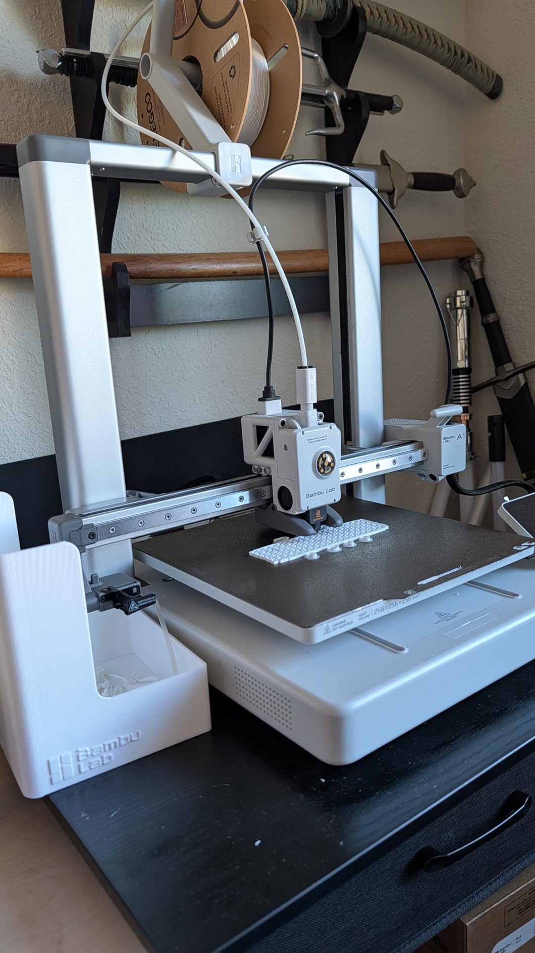 Bambu Lab A1 Combo, A1 3D Printer and AMS lite, Support Multi-Color 3D Printing, High Speed & Precision, Full-Auto Calibration & Active Flow Rate Compensation, <=48 dB Quiet FDM 3D Printers customer photo 2