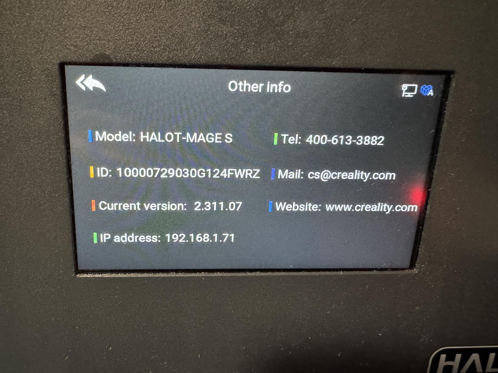 Creality Halot Mage S 14K Resin 3D Printer, with 10.1