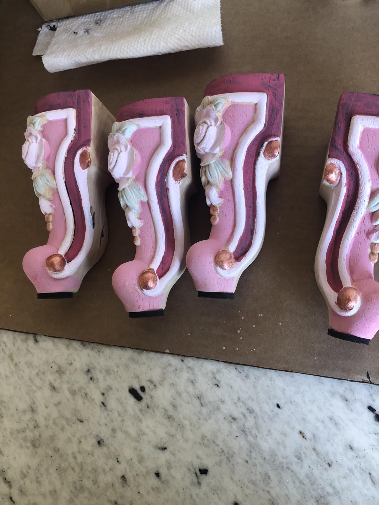 Little Birdie Chalk Paint Set - Matte Acrylic Painting Supplies for DIY Crafts, Furniture, Indoor Outdoor - Multisurface, Non Toxic, 60mL Bottles, Country Side customer photo 1