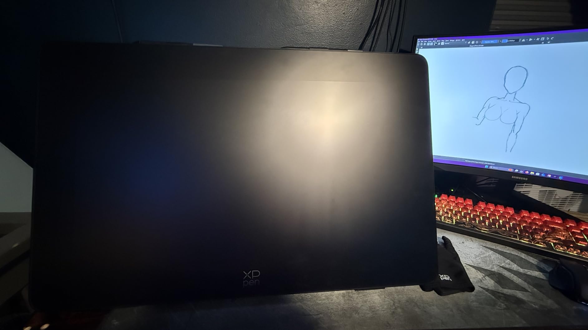 XPPen Artist Pro 24 Gen2 4K Ultra HD Drawing Tablet with Screen, Dual 16384 Pen Pressure Stylus, Wireless Keydial, 99% Adobe RGB, △E<1 Graphic Tablet with Full Laminated AG Pen Display 23.8 customer photo 1