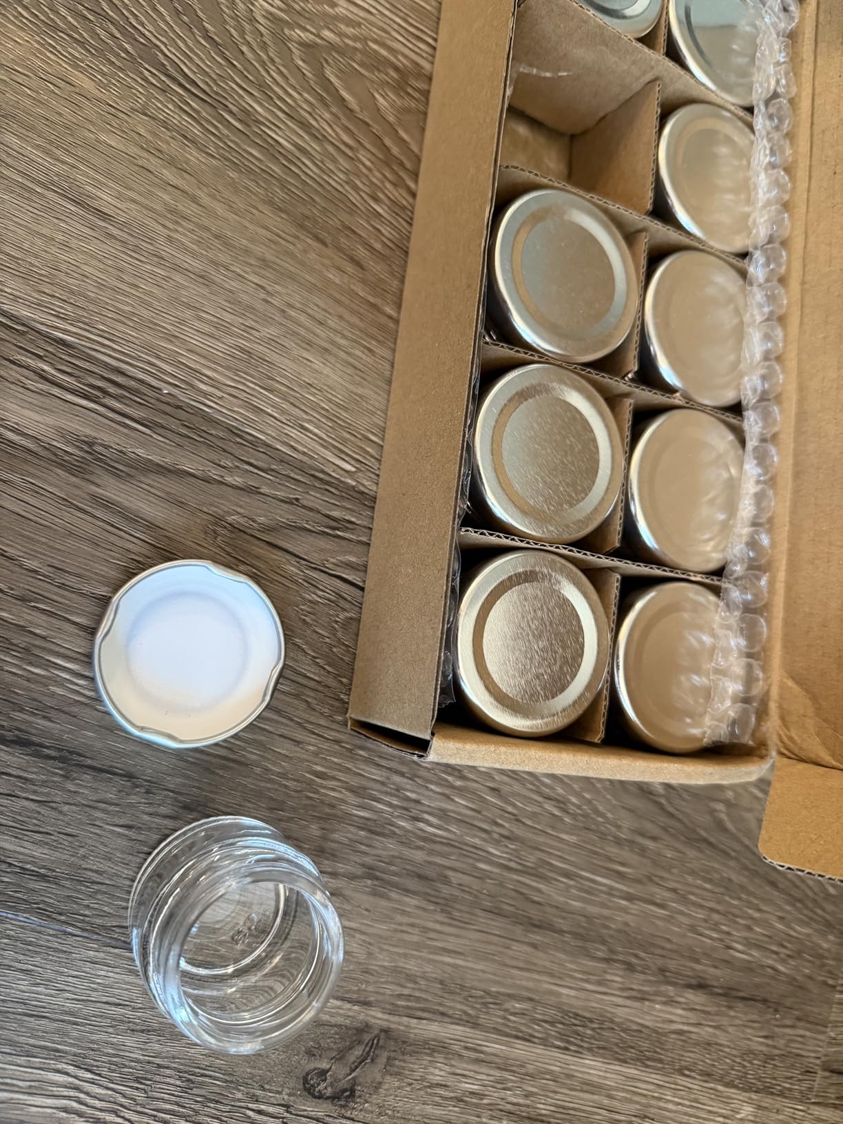10Pcs Mini Glass Inkwell Ink Bottle Containers with Screw Lids for Calligraphy Oblique Nib Holder Stand Empty Dip Pen Ink Well Jars Desktop Decoration School Gifts(25ml) customer photo 1