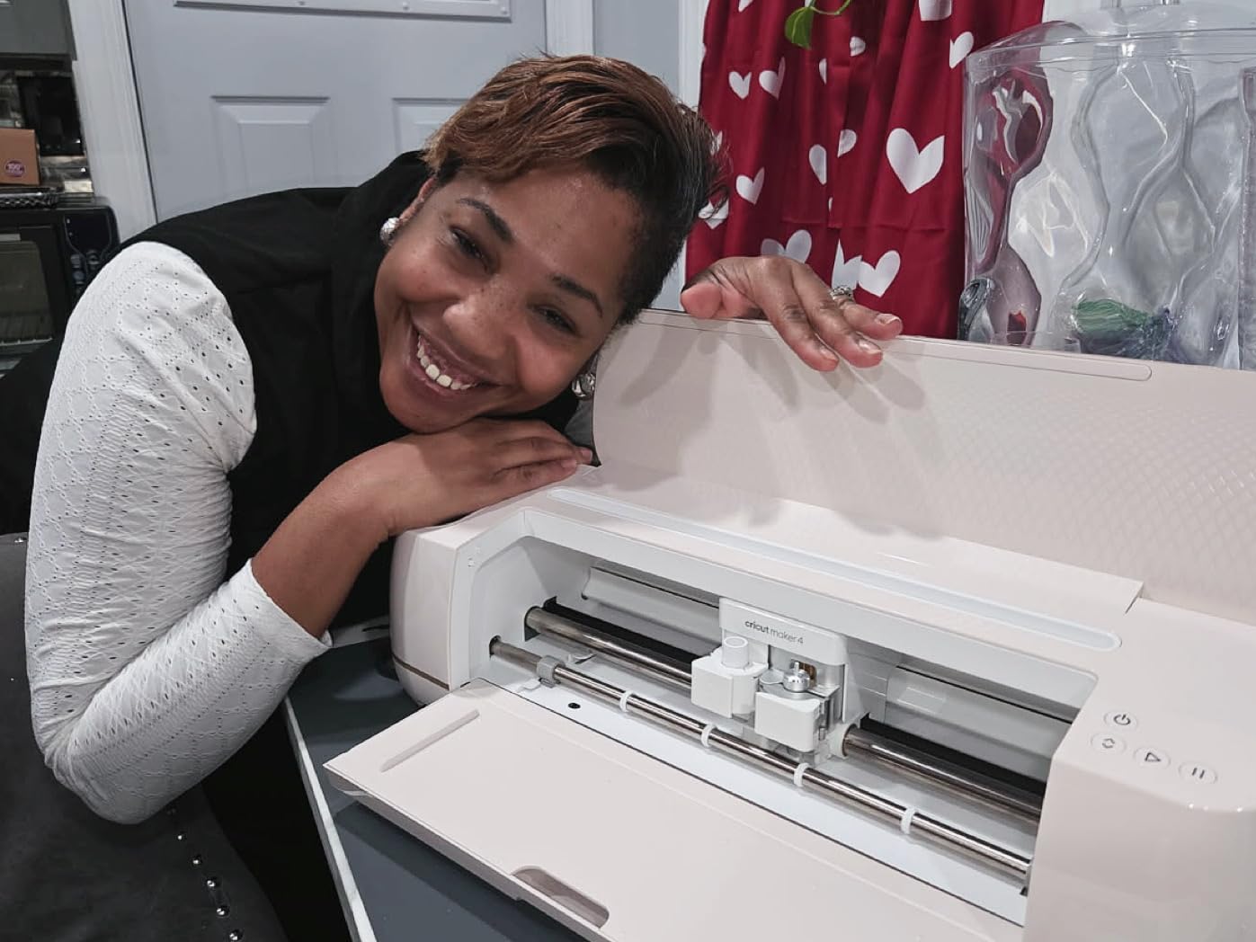 Cricut Maker 4 Cutting Machine Sticker Making Bundle - Print Then Cut Machine with Waterproof Sticker Paper, Vinyl & Tools for Custom Stickers & Small Business, Seashell Die-Cutting Machine customer photo 2