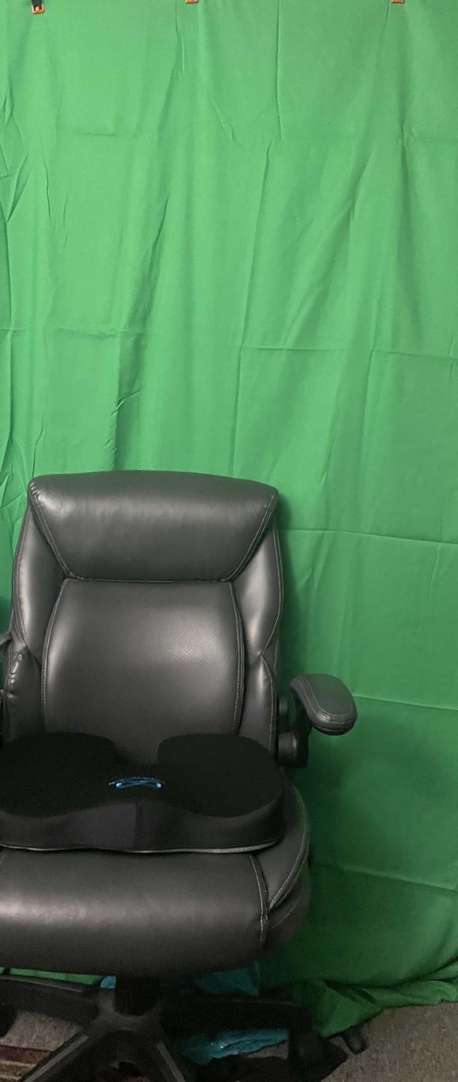 Green Screen Backdrop Kit 8X7.2ft, Portable Greenscreen Background with Stand, Adjustable T-Shape Photo Backdrop Stand for Photography, Streaming, Video, Studio, Party, Zoom customer photo 1