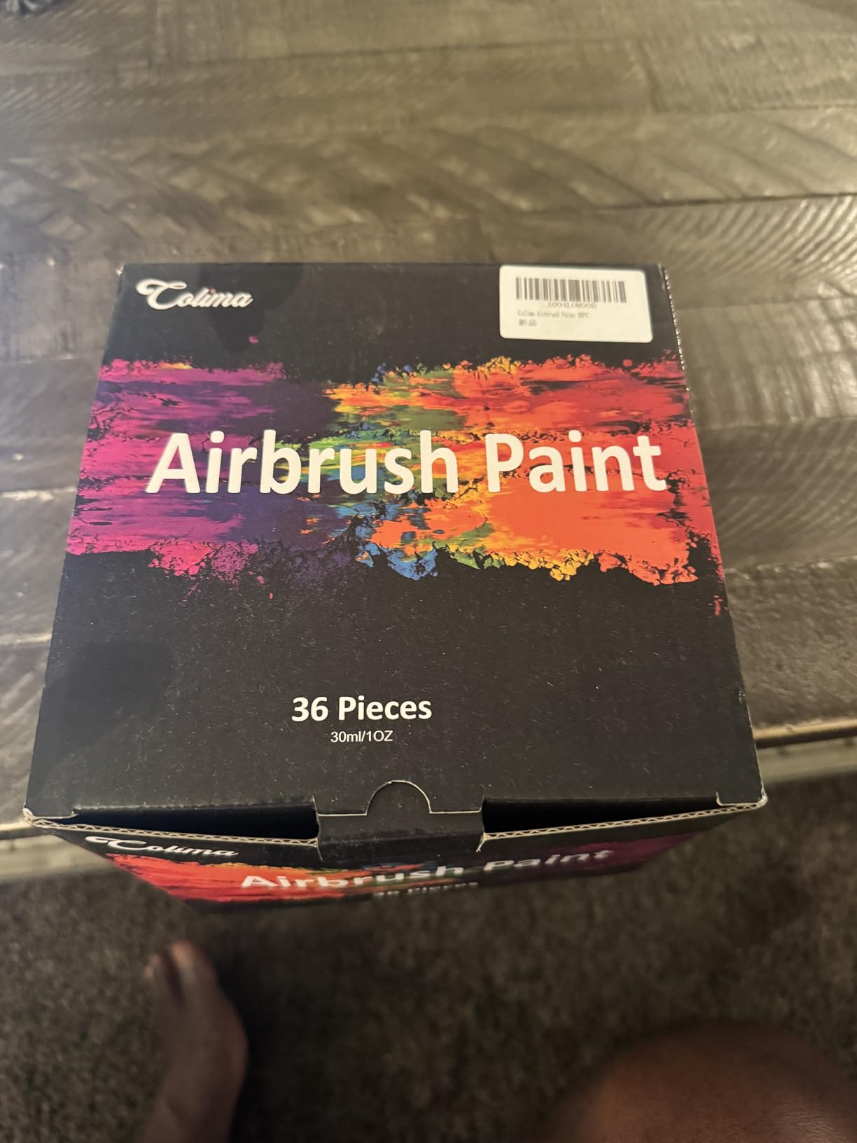 Colima Airbrush Paint - 36 Colors, Opaque & Brilliant | Ready-to-Spray Water-Based Acrylic Paint Set for Metal, Plastic Models, Canvas & Wood - Perfect for Artists Beginners & Hobbyists-30ml/OZ customer photo 1