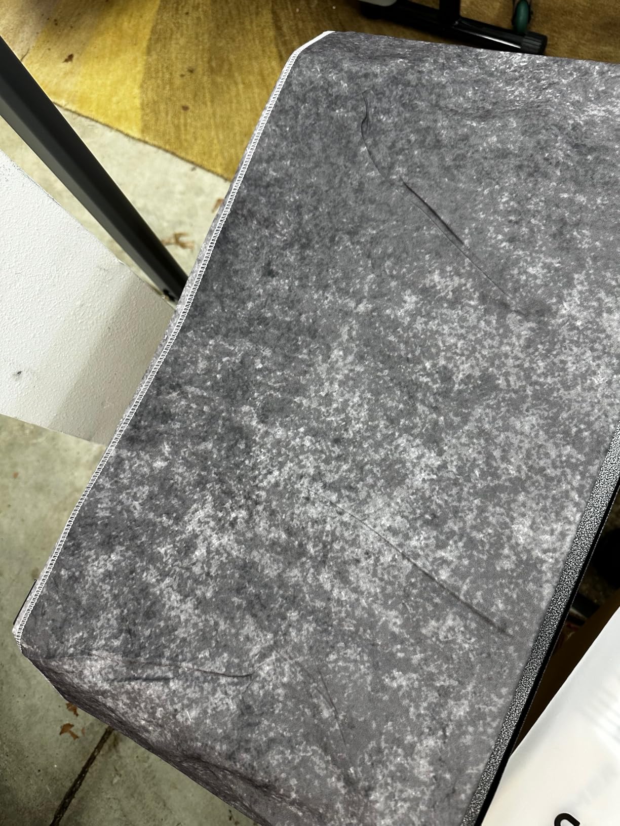 UrcTepics 8x10 ft Grey Fabric Photo Backdrops, Classic Abstract Texture Backdrop for Headshots and Portraits, Vintage Photography Background for Studio and Events customer photo 2