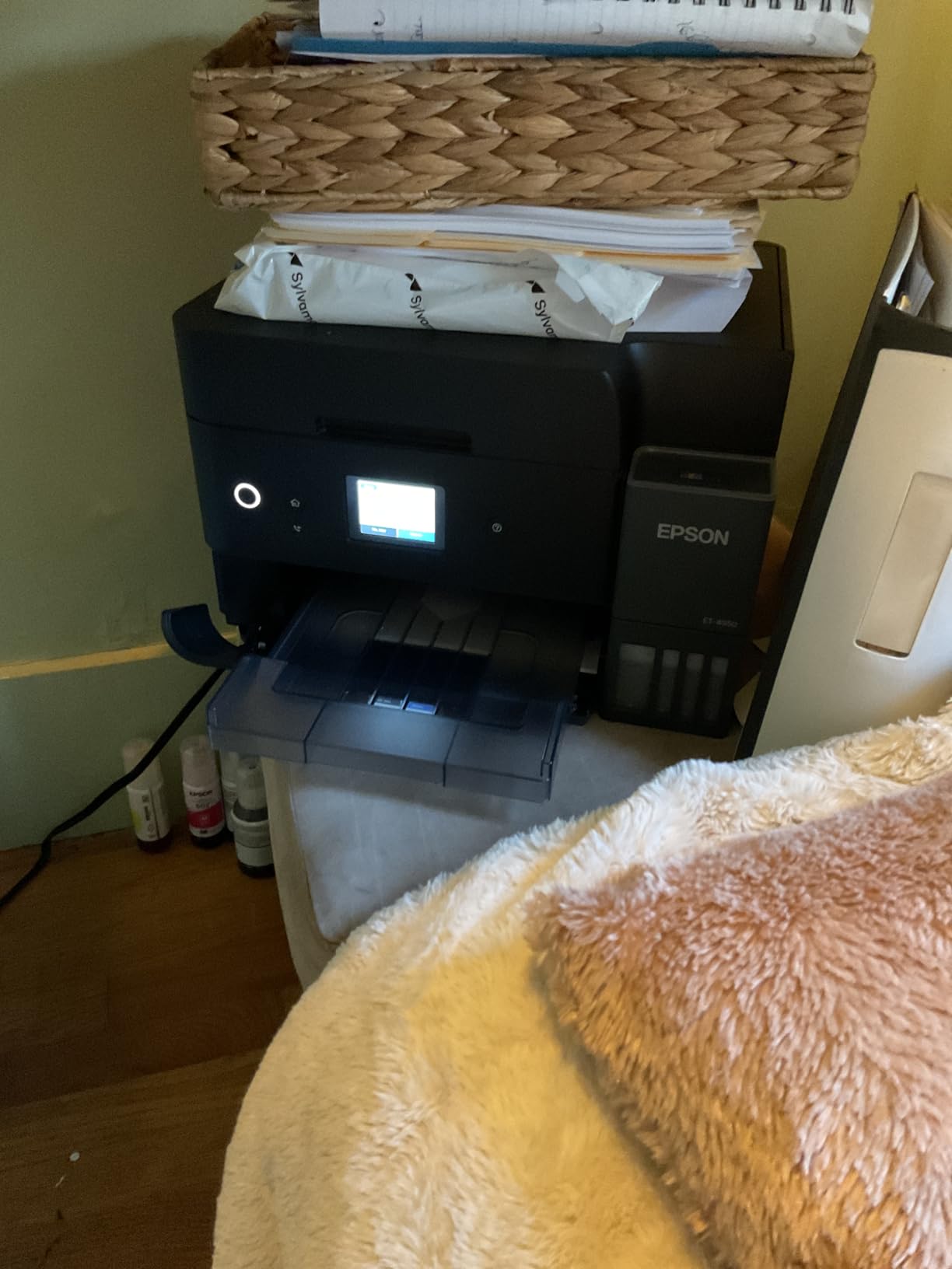 Epson EcoTank ET-4950 Wireless All-in-One Color Supertank Printer with up to 3 Years of Ink Refillable Tanks, 18 PPM, 2.4