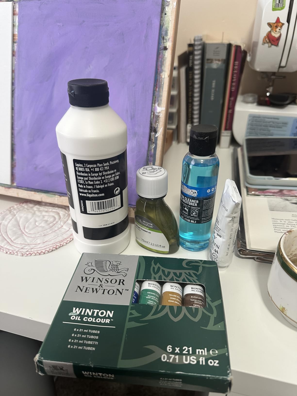 Winsor & Newton Winton Oil Color Paint Set, Fluorescent, 3 x 37ml Tubes customer photo 1