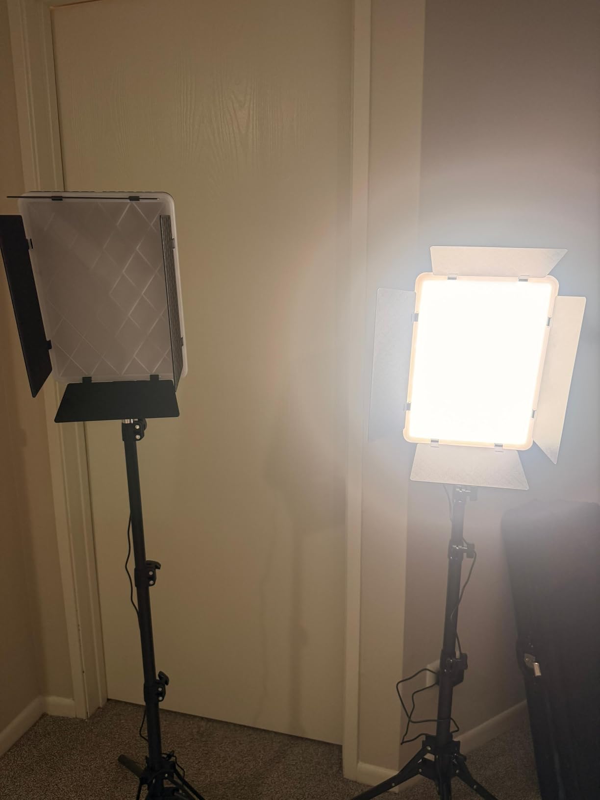 NiceVeedi 40W RGB Photography Lighting with 20 Effects, 360 Degree Full Color/2700-6500K Studio Lights with Remote and Display, Lighting for Video Recording/Photography/Streaming/YouTube/TikTok/Content Creation customer photo 1