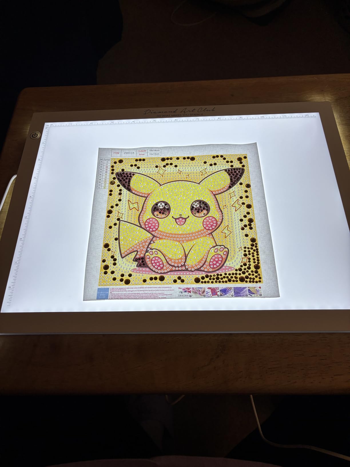DIAMOND ART CLUB - NEW A4 Light Pad, USB LED Light Board for Diamond Painting and DIY Crafting, Diamond Art Tools and Accessories, 14.1