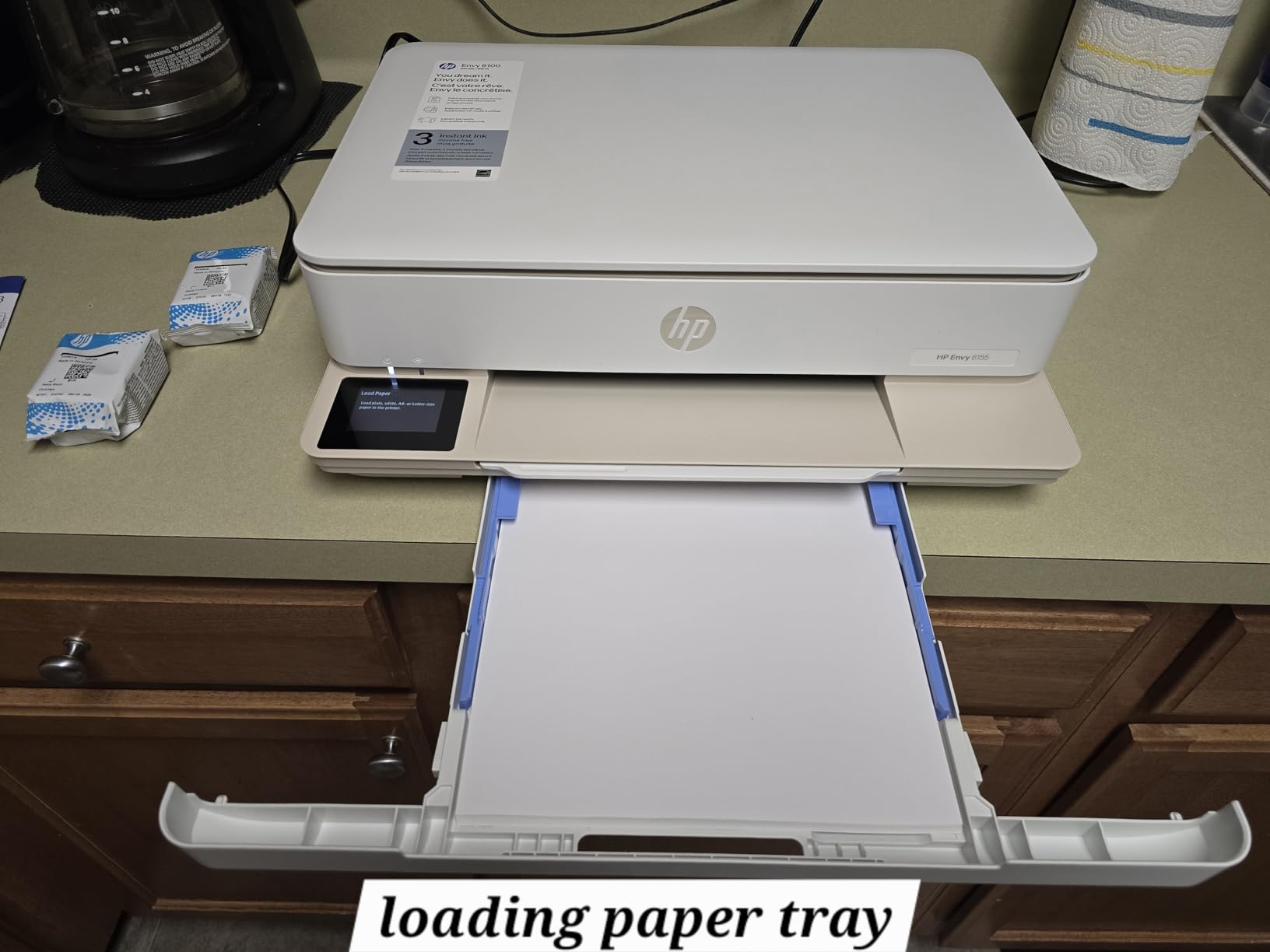HP Envy 6155 Wireless All-in-One Color Inkjet Printer, Print, Scan, Copy, Duplex Printing Best-for-Home, 3 Month Trial of Instant Ink Included, AI-Capable (C2WR7A) Portobello customer photo 1