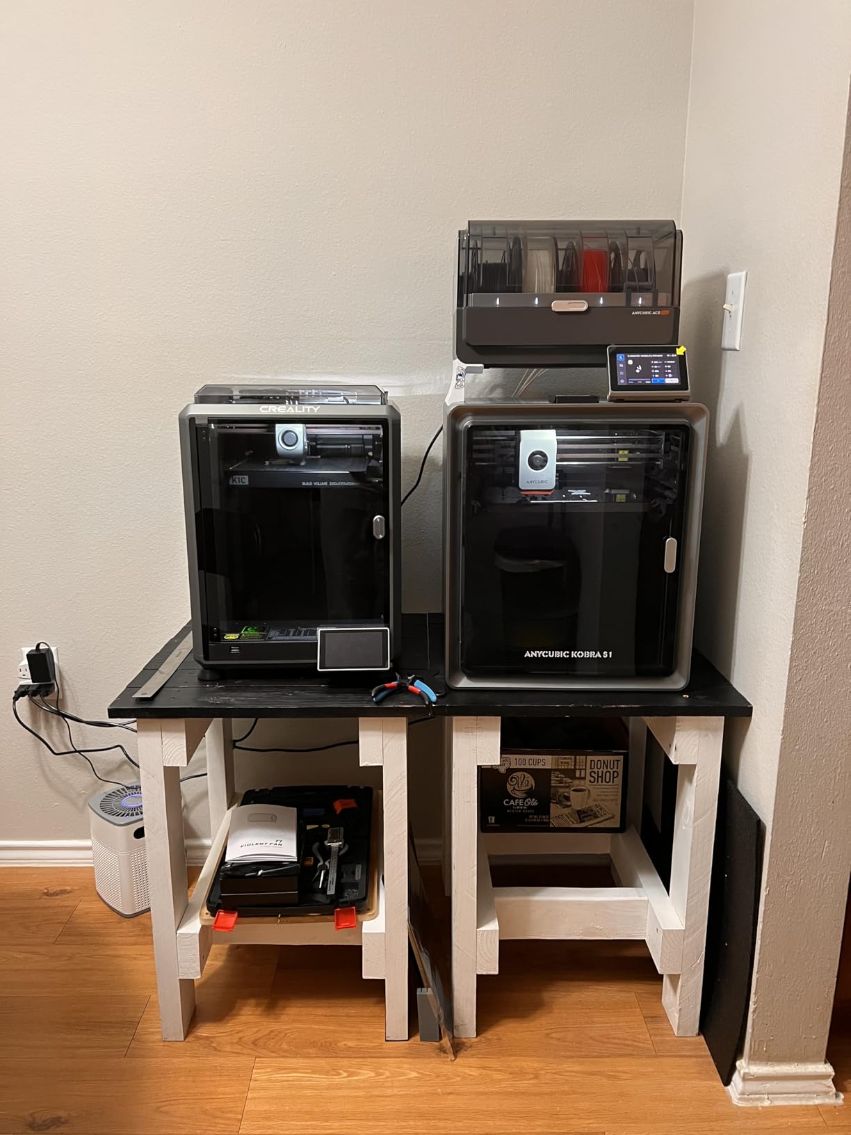 Creality SPARKX i7 Combo 3D Printer, Multi Color with CFS Lite High Speed AI Photo-to-3D Printing 95% Pre-Assemble Auto-Leveling Custom RGB Quick-Swap Essential Parts 10.24×10.24×10 inch customer photo 1