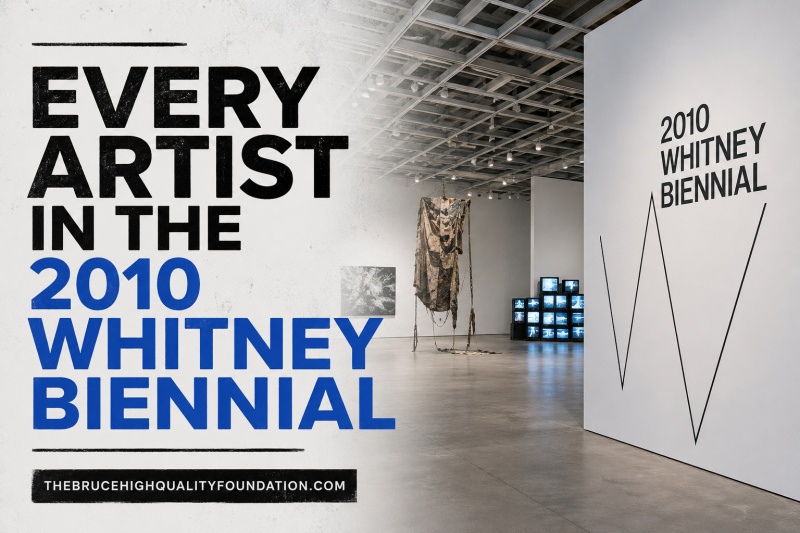 Every Artist in the 2010 Whitney Biennial