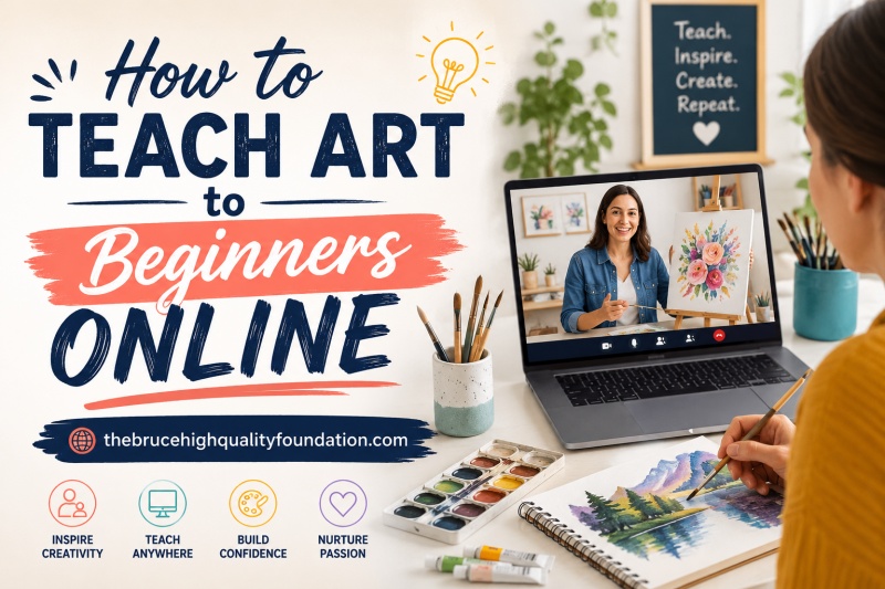 How to Teach Art to Beginners Online