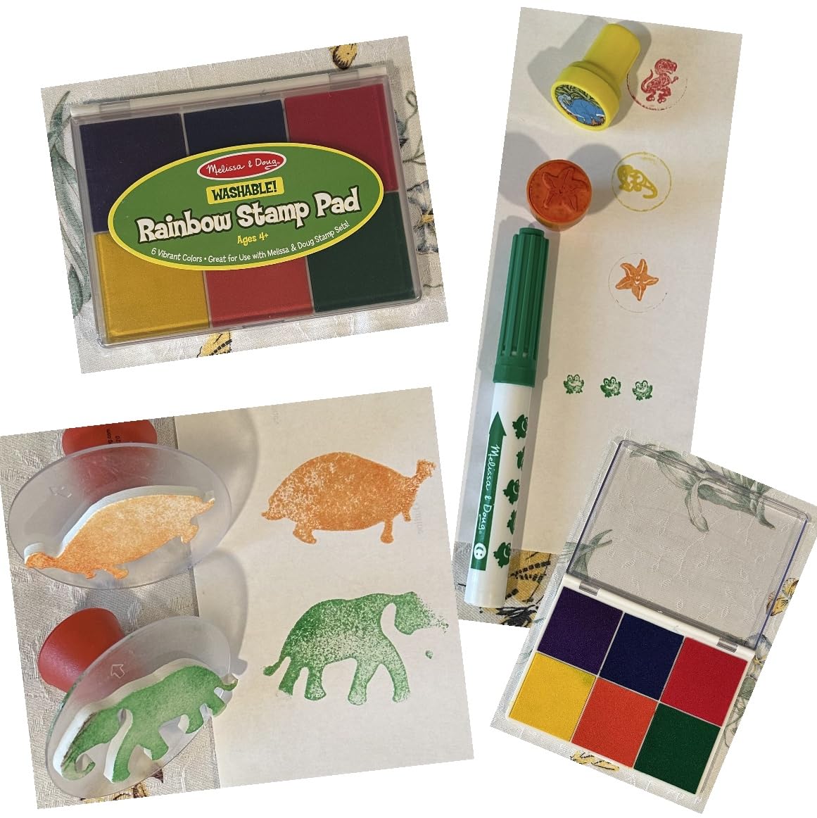 Melissa & Doug Rainbow Stamp Pad (6 colors) customer photo 2