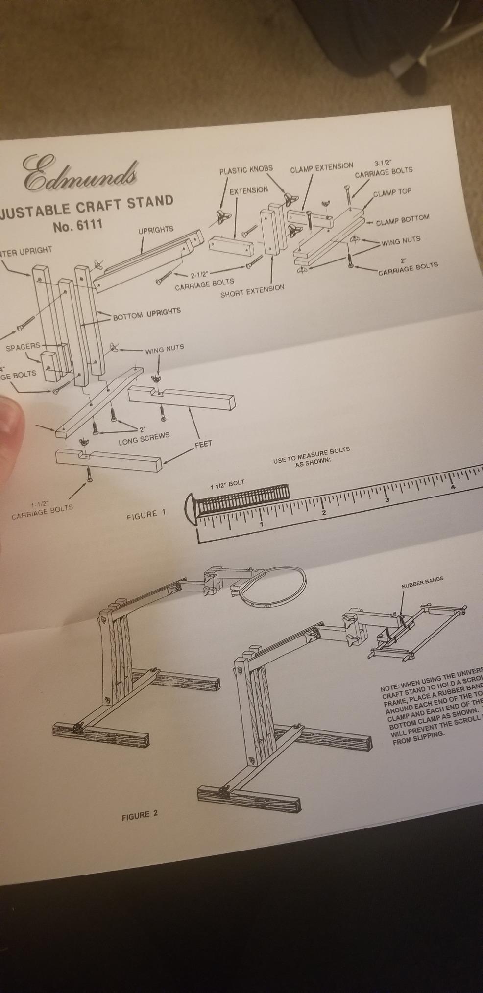Frank A. Edmunds Universal Craft Stand, 6111 customer photo 1
