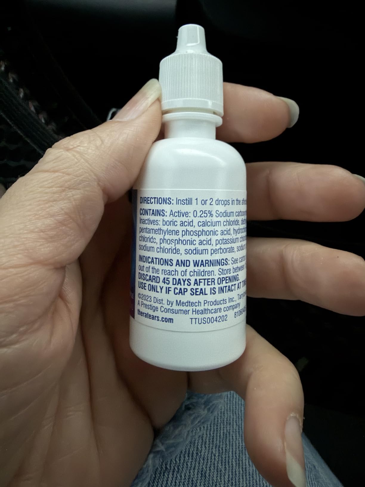 TheraTears Dry Eye Therapy Eye Drops for Dry Eyes, 1.0 Fl Oz customer photo 2