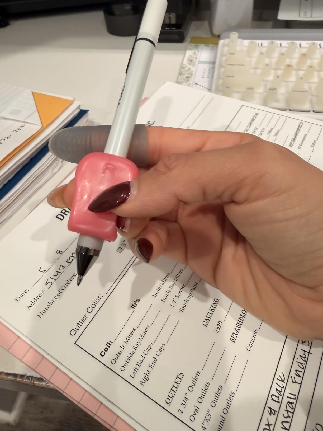 The Pencil Grip Original Pencil Grippers 6 Pcs, Improves Kids Handwriting, Ergonomic Pen Holder for Righties & Lefties customer photo 2