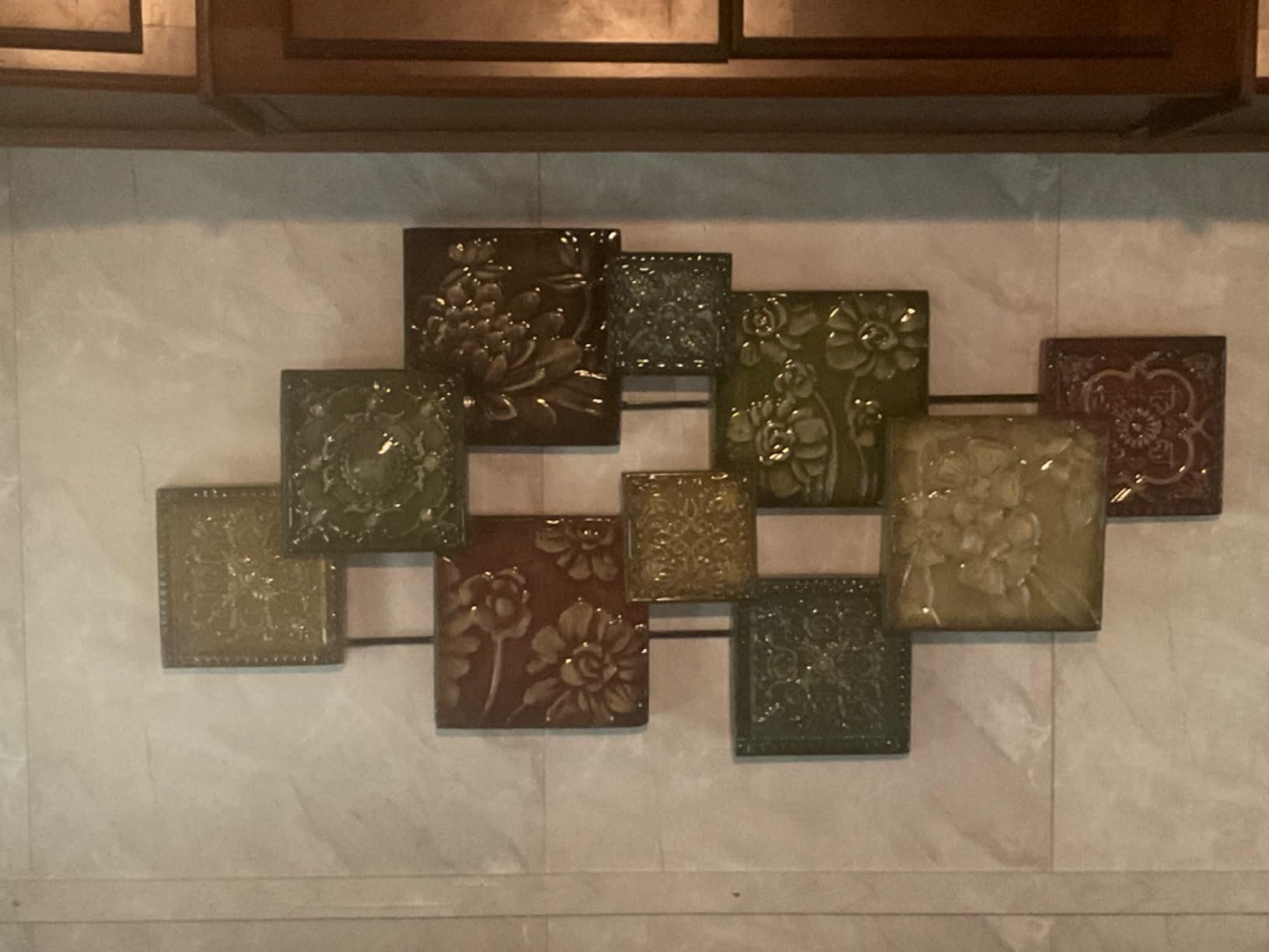 Home Decorators Collection Bijou Wall Sculpture, 21H x 42W, Multi customer photo 2