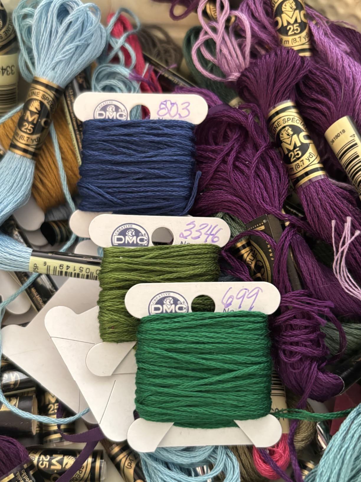 DMC Cardboard Floss Bobbins, 56/Pkg customer photo 1