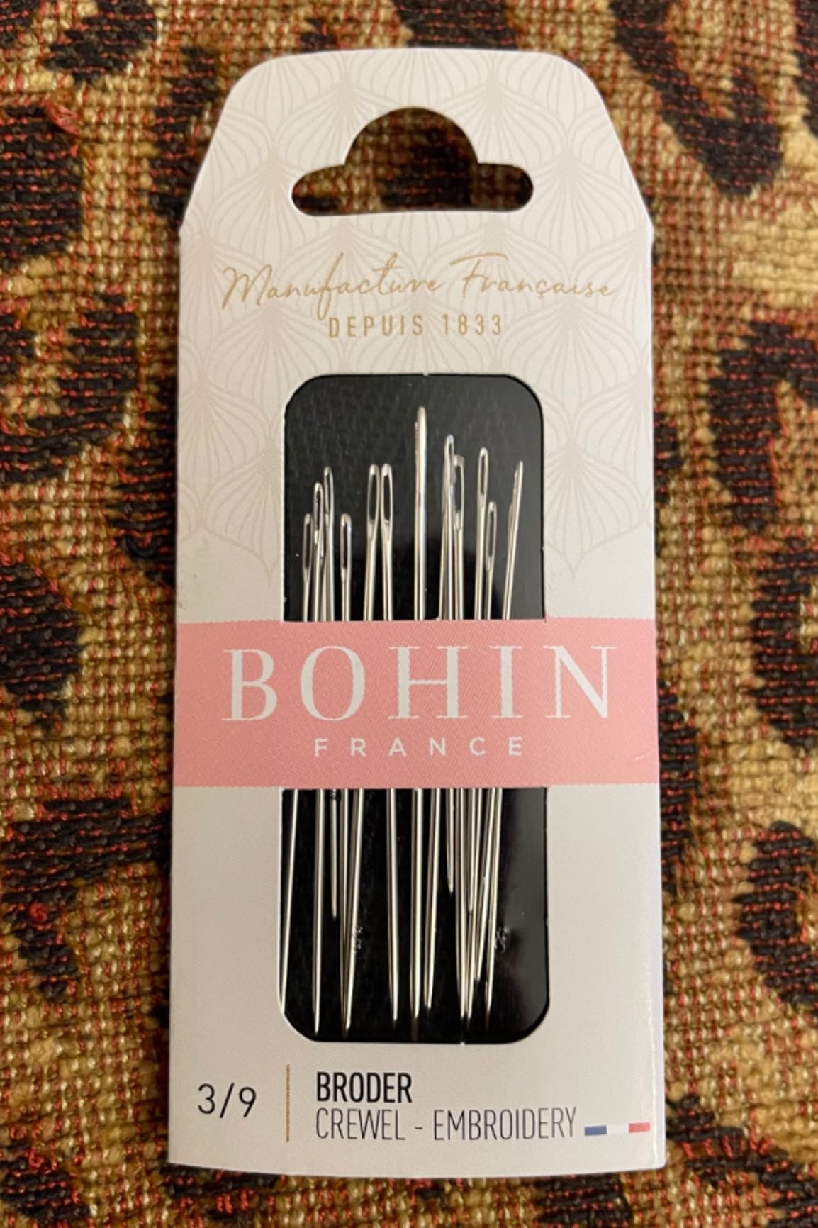 Bohin Crewel Embroidery Needles, Size 3/9, 15 Per Package customer photo 2