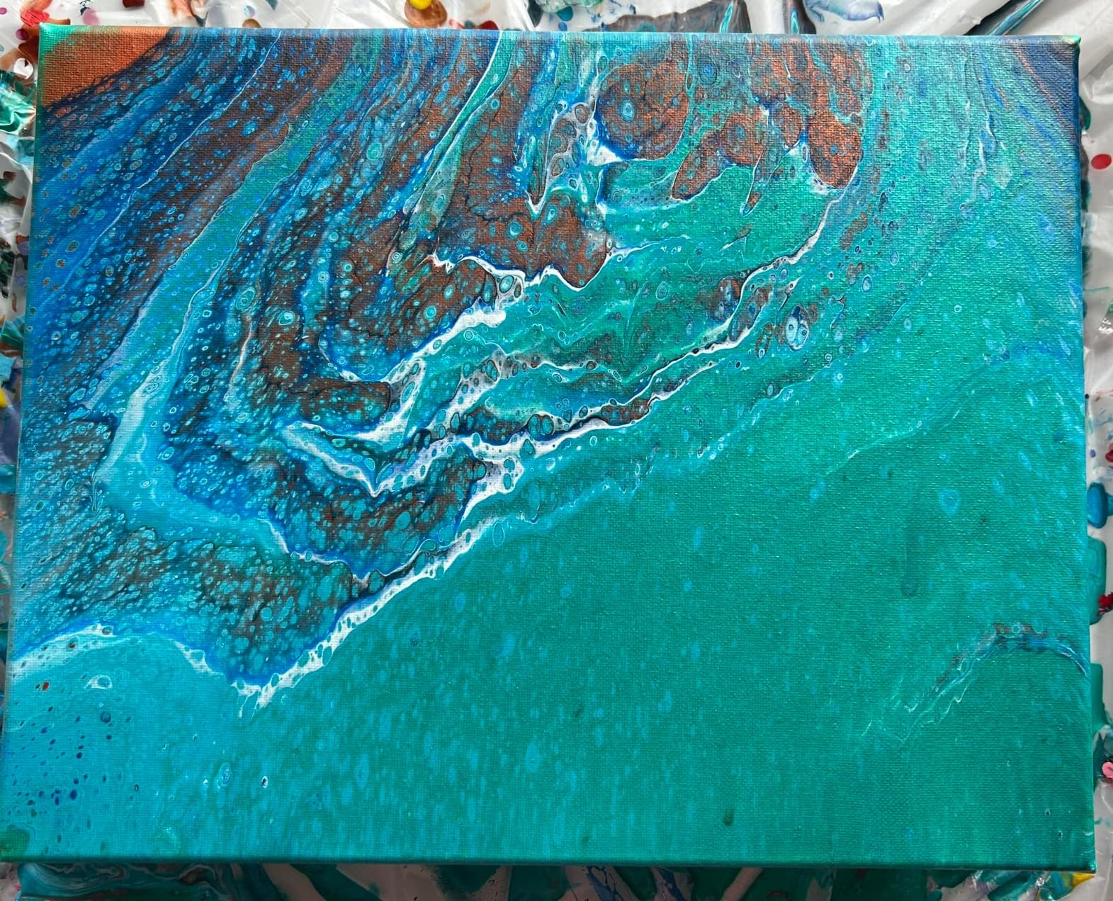 Pebeo Studio Acrylics Fine Acrylic, Iridescent Red Blue, 100ml/3.38oz customer photo 2