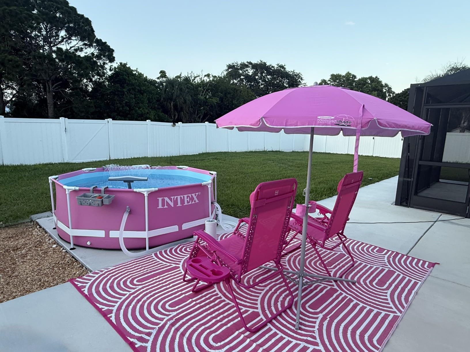 Wondershade Ultimate Portable Sun Shade Umbrella - Lightweight Adjustable Outdoor Patio & Beach Umbrella with Tripod Base (Blue) customer photo 1