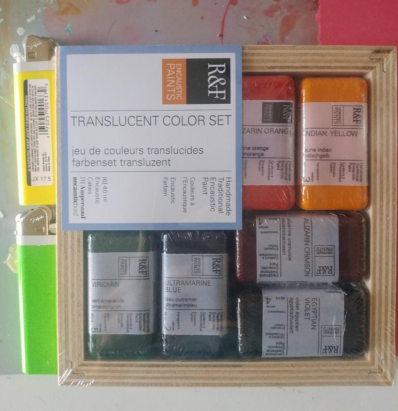 R&F Handmade Paints - Professional Encaustic Paint - Starter Kit, 14 Piece Set customer photo 2