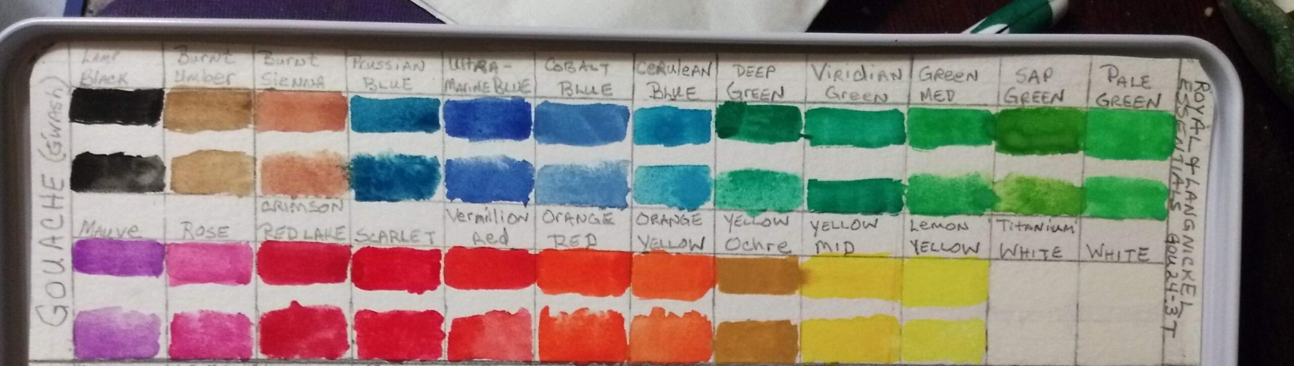 Royal & Langnickel GOU24 Gouache Color Artist Tube Paint, 12ml, 24-Pack customer photo 1