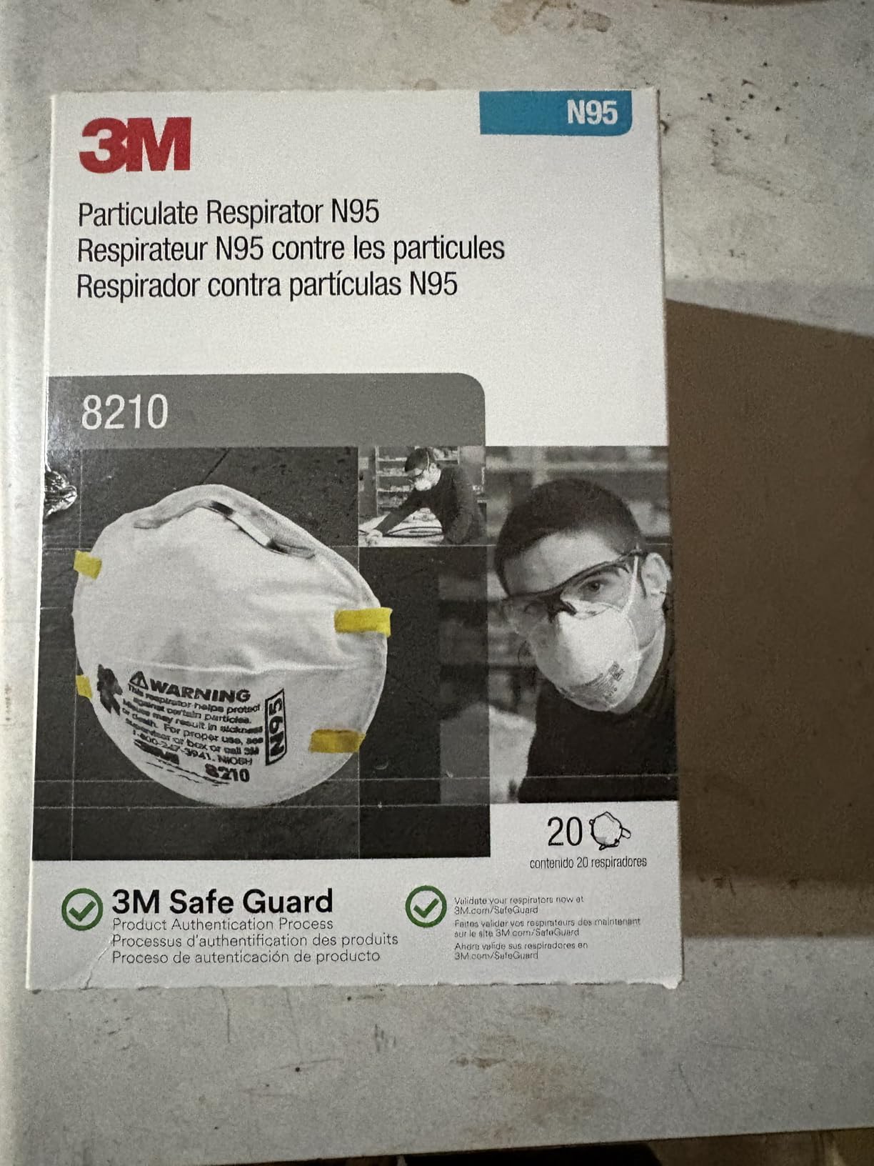 3M 8210 Particulate Respirator, N95 customer photo 1