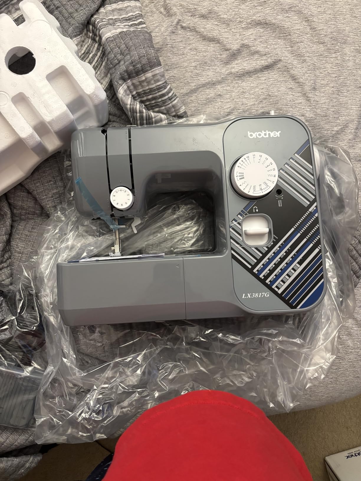 Brother RLX3817 17-Stitch Sewing Machine, White (Renewed) customer photo 2