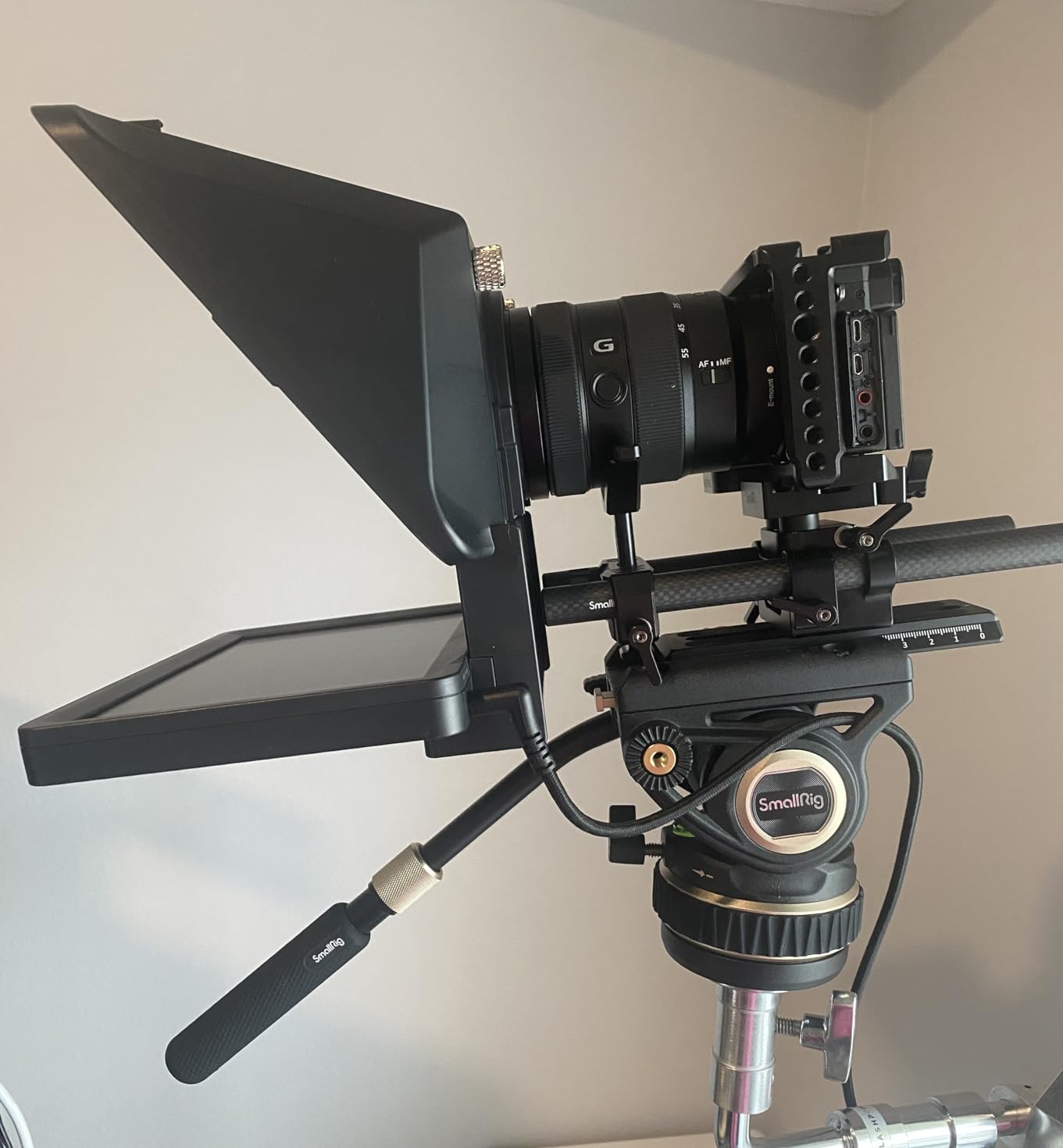 SMALLRIG 15mm Long Lens Support Bracket Height Adjustable for DSLR Camera Shoulder Rig (New) - 1087 customer photo 1
