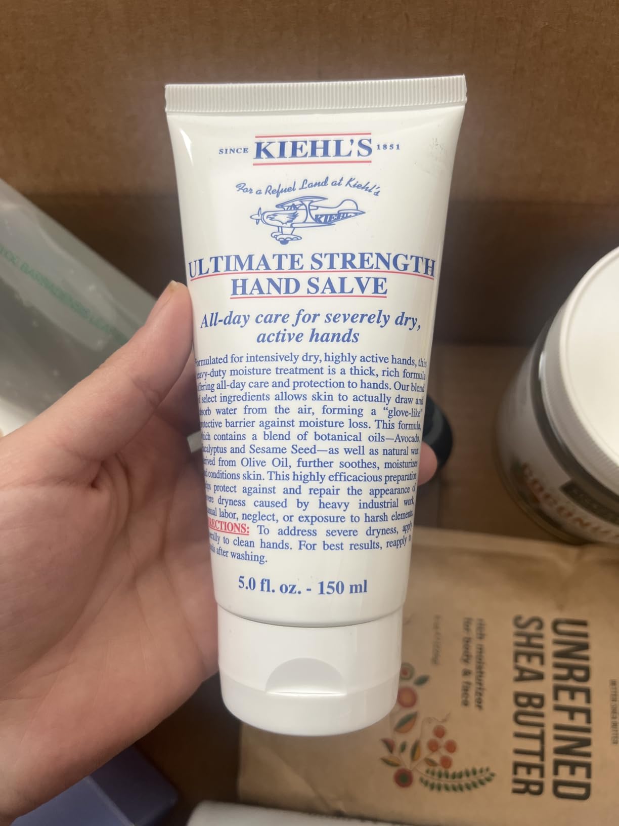 Kiehl's Ultimate Strength Hand Salve, Deeply Hydrating Hand Lotion, Thick and Rich Formula for Intense Moisture and Conditioning customer photo 2