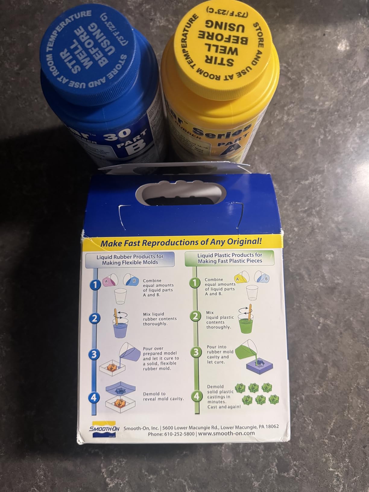 Smooth-On Mold Star 30 Silicone Mold Making Kit - Easy to Use & Long-Lasting Silicone Mold (2-Pound) customer photo 2