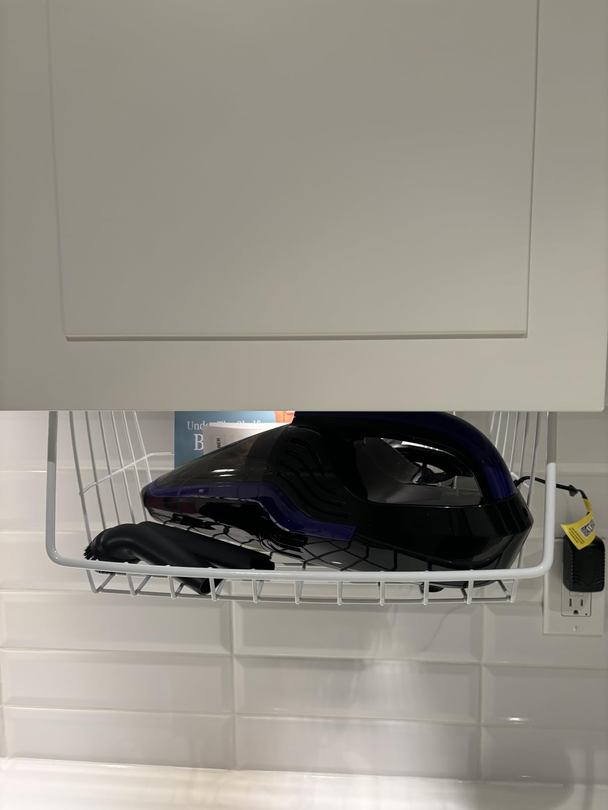 Whitmor White Wire Shelf Basket customer photo 2