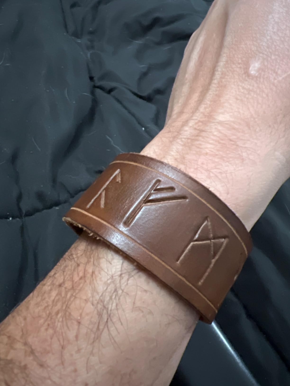Tandy Leather Factory Runic/Celtic Alphabet Stamp Set 3/4 (with Stamping Handle) customer photo 1