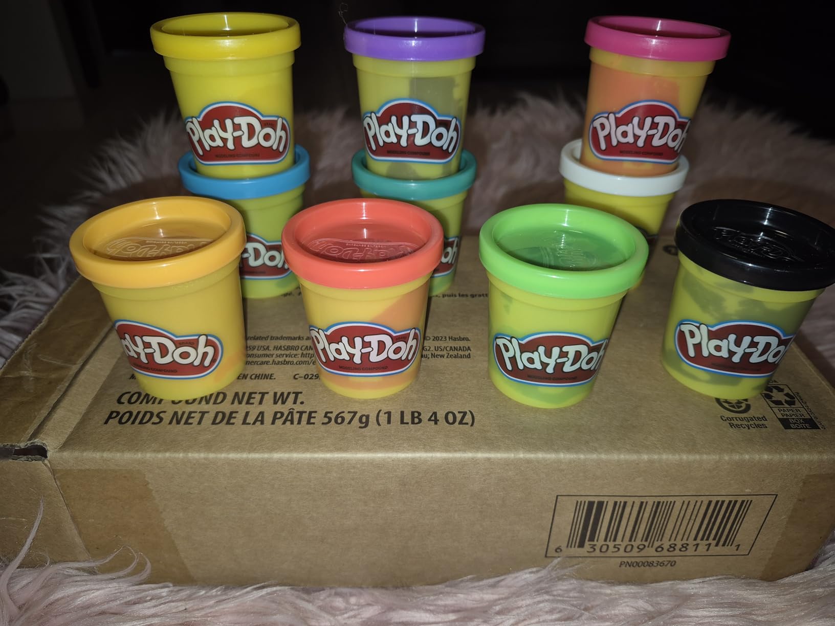 Play-Doh Modeling Compound 10-Pack Case of Assorted Colors, Non-Toxic 2 oz. Cans, Back to School Gifts, Prizes, & Party Favors, Preschool Toys for Kids, Ages 2+ (Amazon Exclusive) customer photo 2