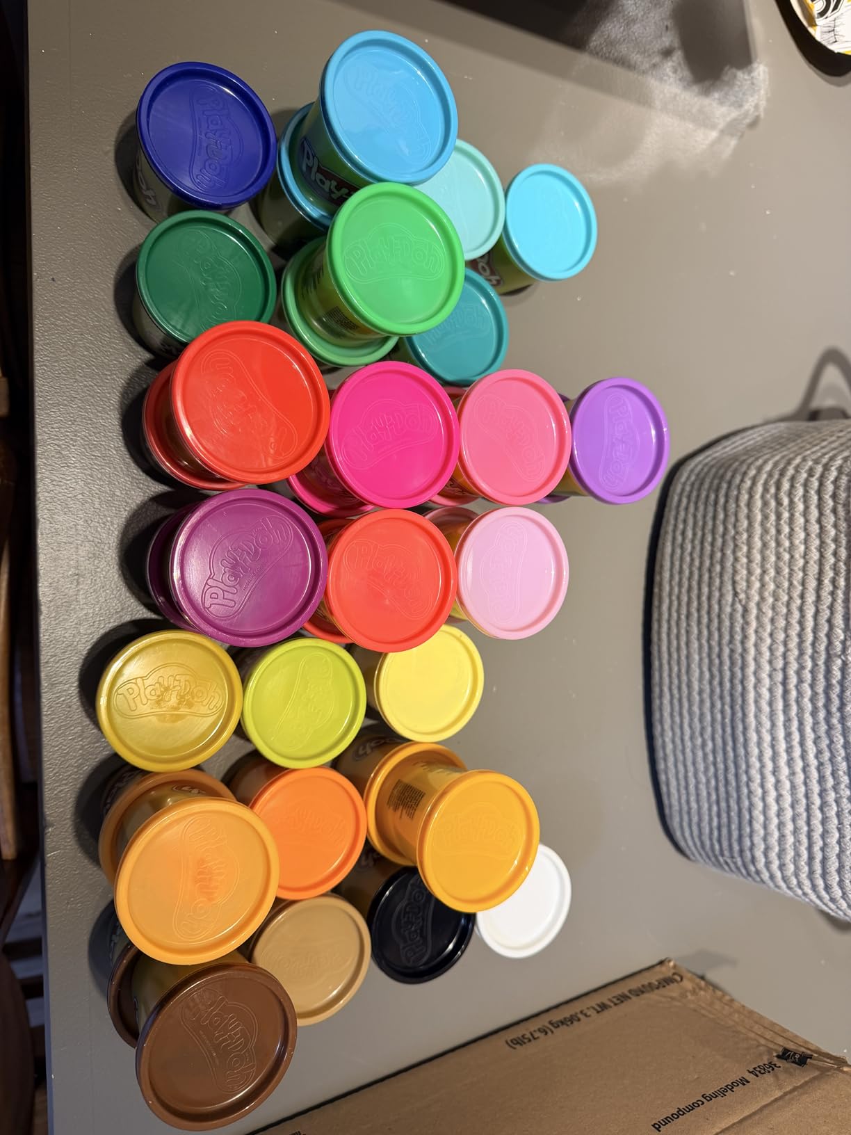 Play-Doh Modeling Compound 36-Pack Case of Colors, Non-Toxic, 3 Oz Cans of Assort. Colors, Back to School Classroom Supplies, Preschool Toys, Ages 2+ (Amazon Exclusive) customer photo 1