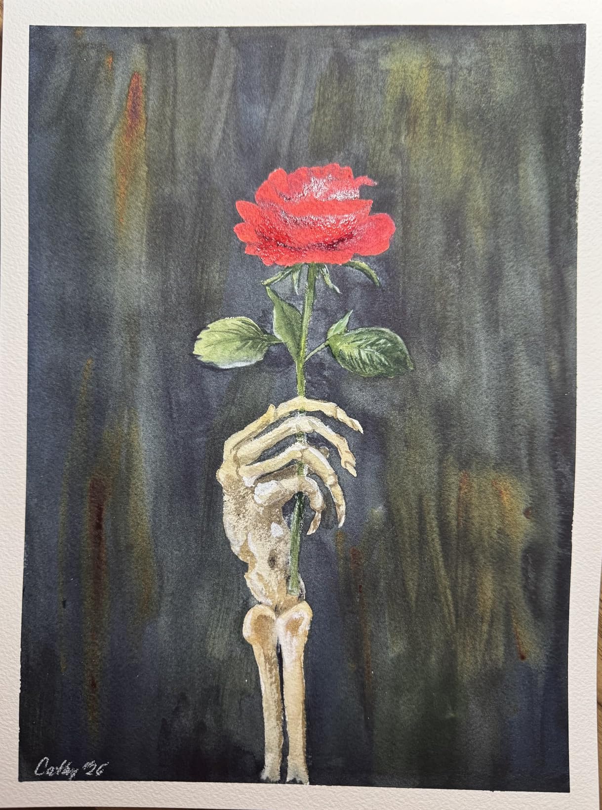 Schmincke Liquid Frisket coloured, 20 ml, colourless masking liquid for watercolour paper, ammonia-free customer photo 1